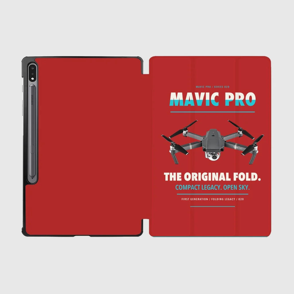DJI Mavic Pro design on red samsung tablet tablet case