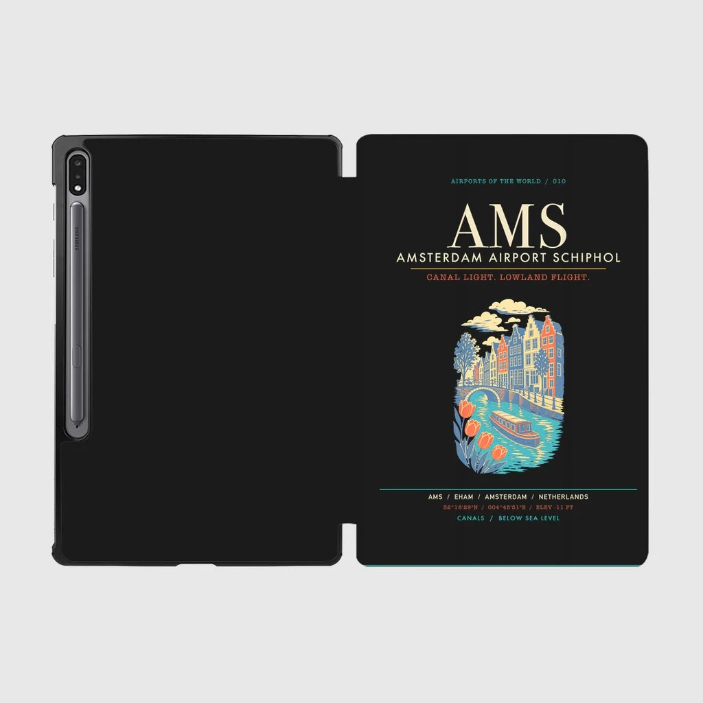 Amsterdam Airport Schiphol AMS - Black