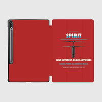 Thumbnail for Ascent AeroSystems Spirit design on red samsung tablet tablet case