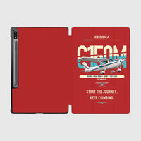Thumbnail for Cessna 150M design on red samsung tablet tablet case