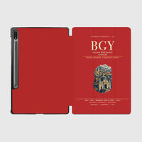 Thumbnail for Milan Bergamo Airport (BGY) design on red samsung tablet tablet case