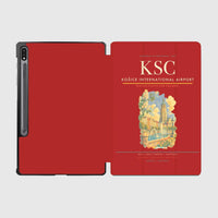 Thumbnail for Košice International Airport (KSC) design on red samsung tablet tablet case