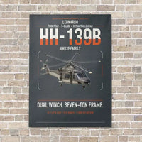Thumbnail for Leonardo HH-139B vertical canvas print - no frame - gray background