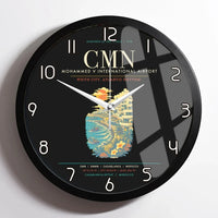 Thumbnail for Casablanca Mohammed V International Airport CMN Wall-Clock Framed - Black