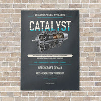 Thumbnail for CATALYST vertical canvas print - no frame - gray background