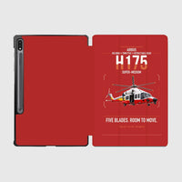 Thumbnail for Airbus H175 design on red samsung tablet tablet case