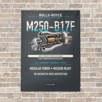 Thumbnail for M250-B17F vertical canvas print - no frame - gray background