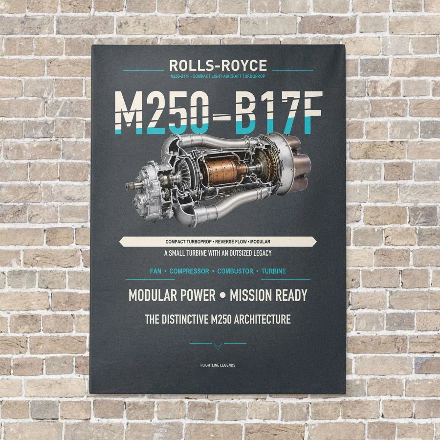 M250-B17F vertical canvas print - no frame - gray background