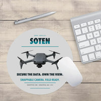 Thumbnail for ACSL SOTEN design on light gray round mouse pad