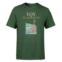Thumbnail for Sydney–J.A. Douglas McCurdy Airport (YQY) T-Shirt single-side front print in Dark Green | sydneyja-douglas-mccurdy-airport-yqy-double-side-t-shirt