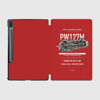 Thumbnail for PW127M design on red samsung tablet tablet case