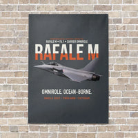 Thumbnail for Dassault Rafale M F4.1 Carrier Omnirole Network vertical canvas print - no frame - gray background