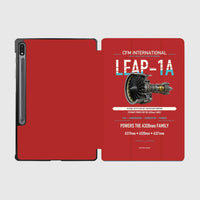 Thumbnail for CFM LEAP-1A design on red samsung tablet tablet case