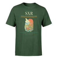 Thumbnail for Sheikh ul-Alam International Airport (SXR) T-Shirt single-side front print in Dark Green | sheikh-ul-alam-international-airport-sxr-double-side-t-shirt