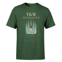 Thumbnail for Yakima Air Terminal (McAllister Field) (YKM) T-Shirt single-side front print in Dark Green | yakima-air-terminal-mcallister-field-ykm-double-side-t-shirt