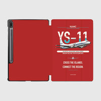 Thumbnail for NAMC YS-11A design on red samsung tablet tablet case