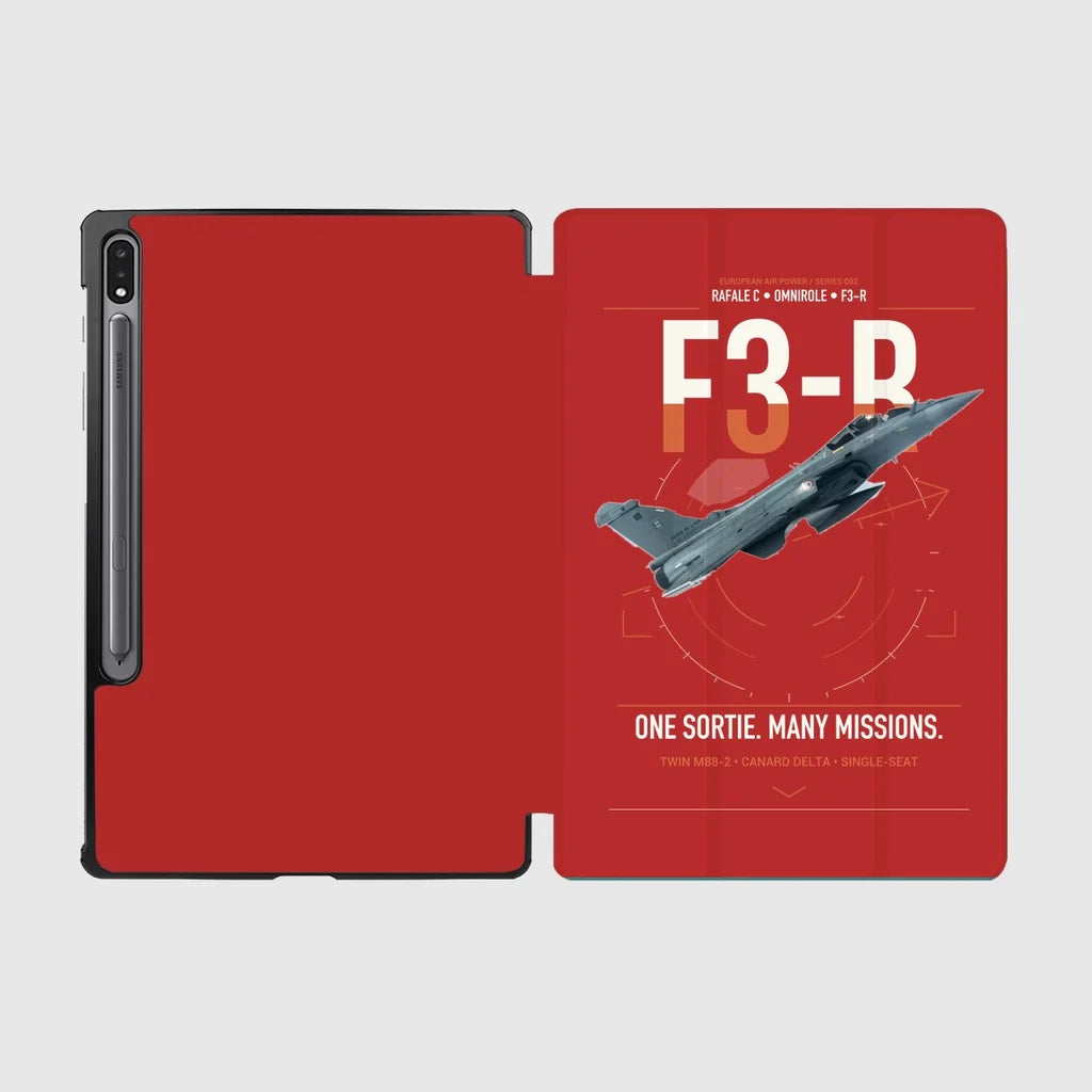 Dassault Rafale C — F3-R standard design on red samsung tablet tablet case