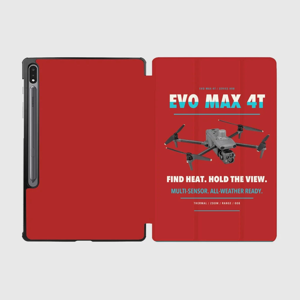 Autel EVO Max 4T design on red samsung tablet tablet case