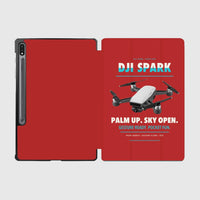 Thumbnail for DJI Spark design on red samsung tablet tablet case