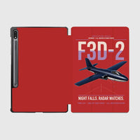 Thumbnail for F3D-2 Skyknight design on red samsung tablet tablet case
