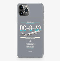 Thumbnail for Douglas DC-8-63 design on gray magsafe iphone case, for iPhone Pro Max