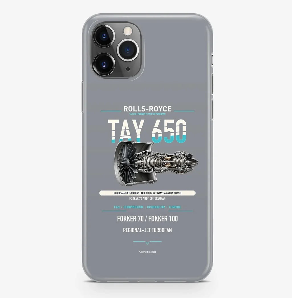 TAY 650 Case ProMax design on gray iphone case promax