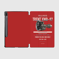 Thumbnail for TRENT XWB-97 design on red samsung tablet tablet case