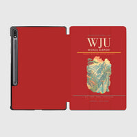 Thumbnail for Wonju Airport (WJU) design on red samsung tablet tablet case