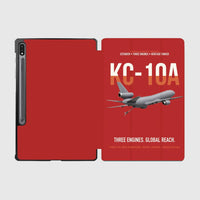 Thumbnail for KC-10A EXTENDER design on red samsung tablet tablet case