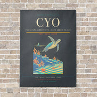 Thumbnail for Vilo Acuña Airport CYO — Cayo Largo del Sur vertical canvas print - no frame - gray background