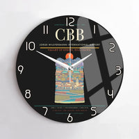 Thumbnail for Jorge Wilstermann International Airport CBB Wall-Clock No-Frame - Black