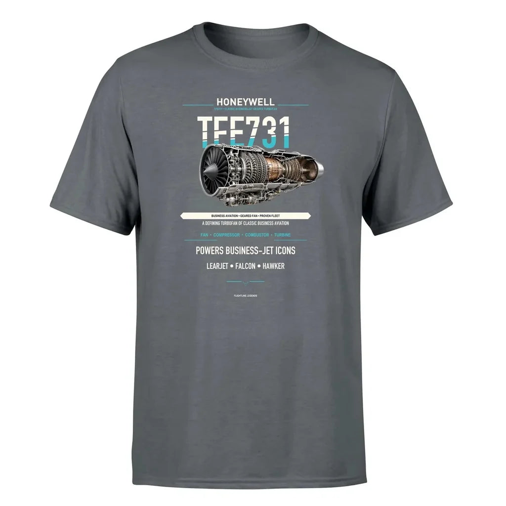 TFE731 design on gray single side