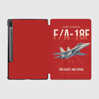 Thumbnail for F-A-18F Super Hornet design on red samsung tablet tablet case