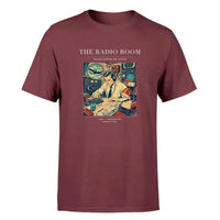Thumbnail for VINTAGE G4106 - The Radio Room - Premium T-Shirt design on darkred premium t shirt