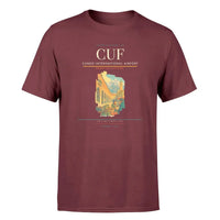 Thumbnail for Cuneo Airport (CUF) Premium T-Shirt Dark Red