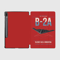 Thumbnail for B-2A Spirit design on red samsung tablet tablet case