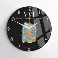 Thumbnail for Viru Viru International Airport VVI Wall-Clock No-Frame - Black