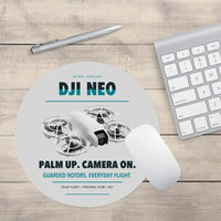 Thumbnail for DJI Neo design on light gray round mouse pad