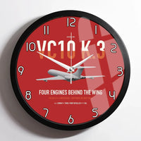 Thumbnail for Vickers VC10 K.3 design on red framed wall clock