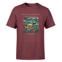 Thumbnail for VINTAGE G4270 - The Lagoon School Bus - Premium T-Shirt design on darkred premium t shirt