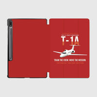 Thumbnail for T-1A Jayhawk Advanced Jet Trainer design on red samsung tablet tablet case