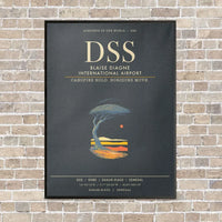 Thumbnail for Blaise Diagne International Airport DSS - Canvas Framed - Gray