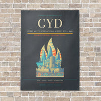 Thumbnail for Heydar Aliyev International Airport GYD — Baku vertical canvas print - no frame - gray background