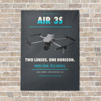 Thumbnail for DJI Air 3S vertical canvas print - no frame - gray background