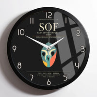 Thumbnail for Vasil Levski Airport  Sofia SOF Wall-Clock Framed - Black