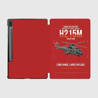 Thumbnail for Airbus H215M design on red samsung tablet tablet case