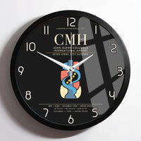 Thumbnail for John Glenn Columbus International Airport CMH Wall-Clock Framed - Black