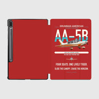 Thumbnail for Grumman American AA-5B Tiger design on red samsung tablet tablet case