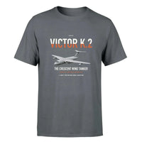 Thumbnail for Handley Page Victor K.2 design on gray double-side t-shirt, single-side print