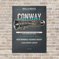 Thumbnail for CONWAY vertical canvas print - no frame - gray background